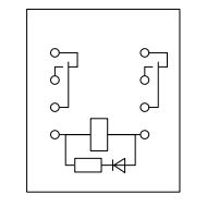 Niglon 8 Pin DPCO Miniature Relay