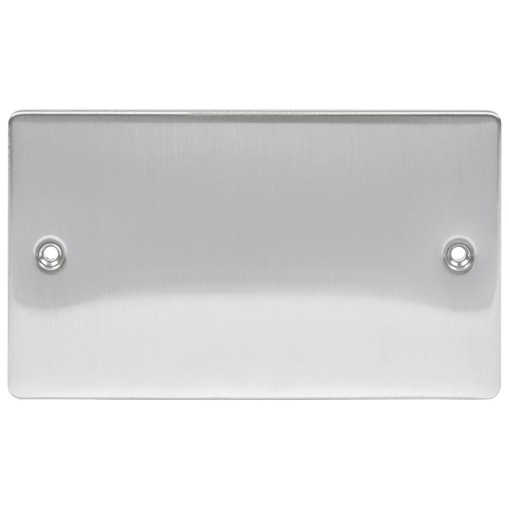 Niglon D-BP2-BC Blanking Plate 2G Brushed Chrome