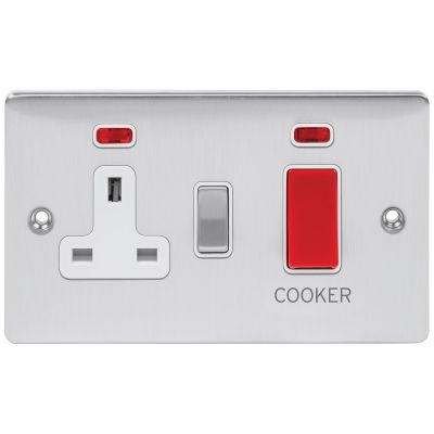 Niglon D-CC45DPN-BCW Cooker Control Unit & Socket 45A