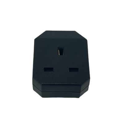 Niglon RS13B 1 Gang Trailing Socket Black