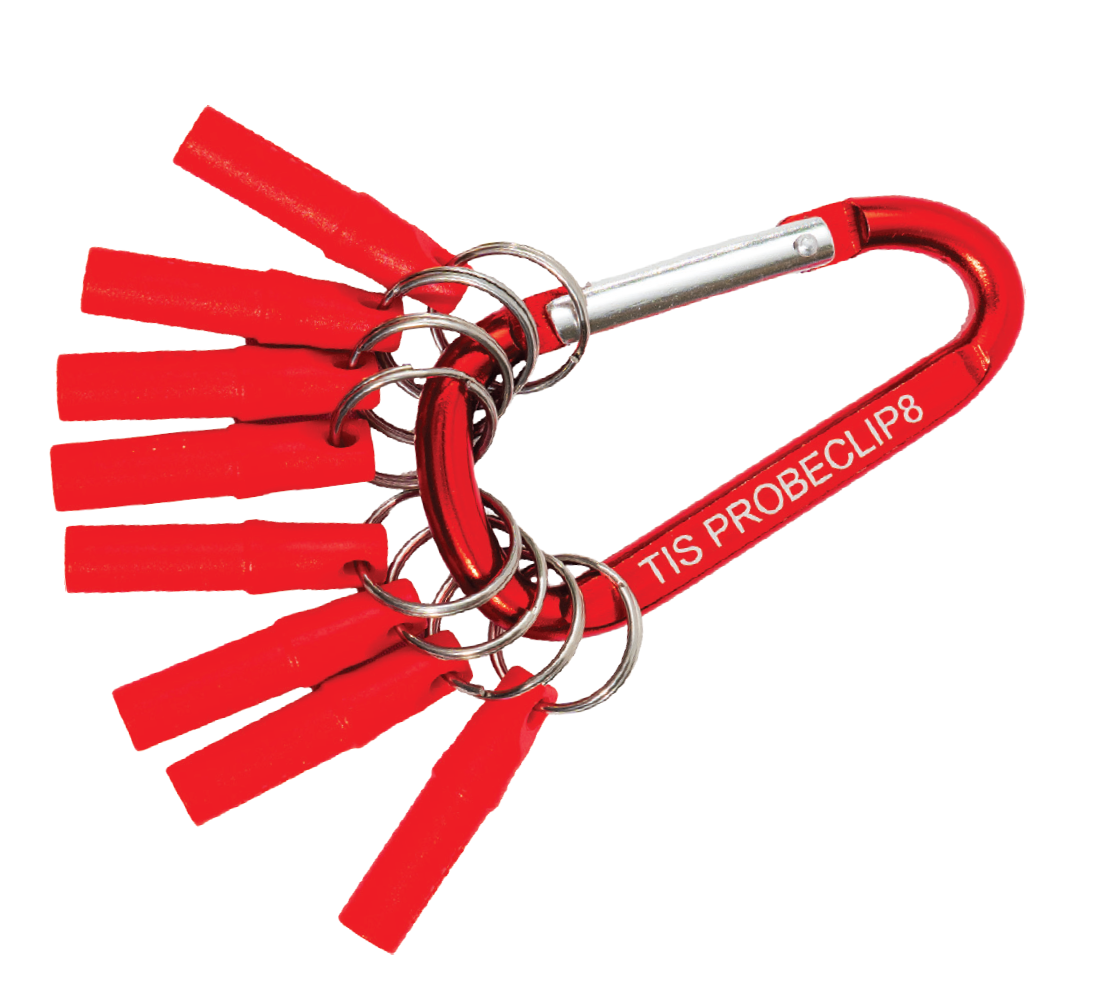 TIS PROBECLIP8 Test Probe & Clip Holder with Belt Loop
