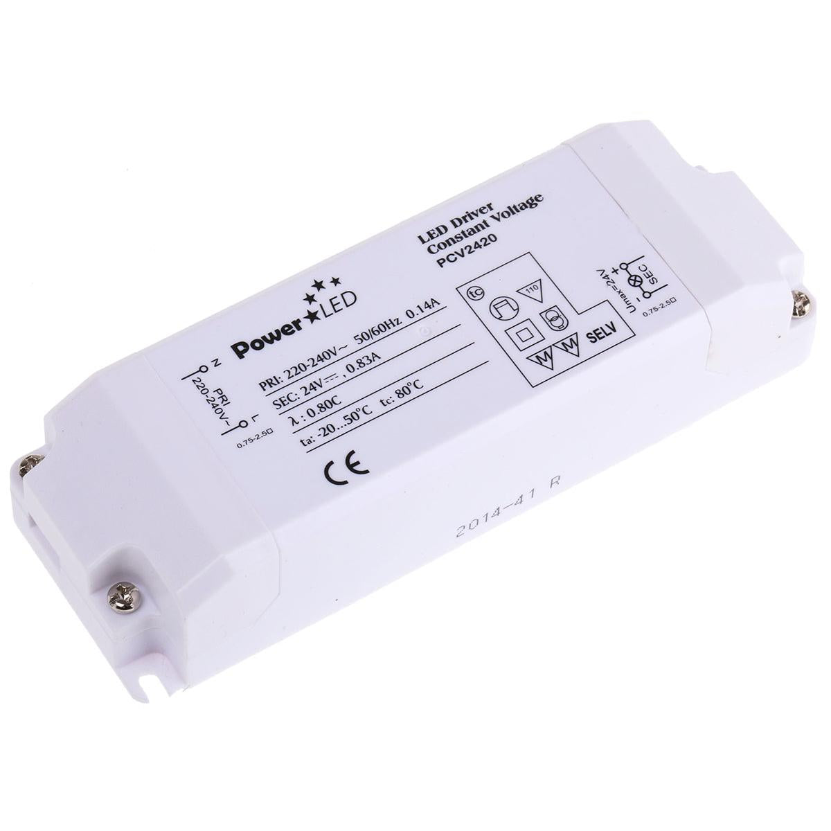 PowerLED PCV2420 LED Driver 20W 24V IP20