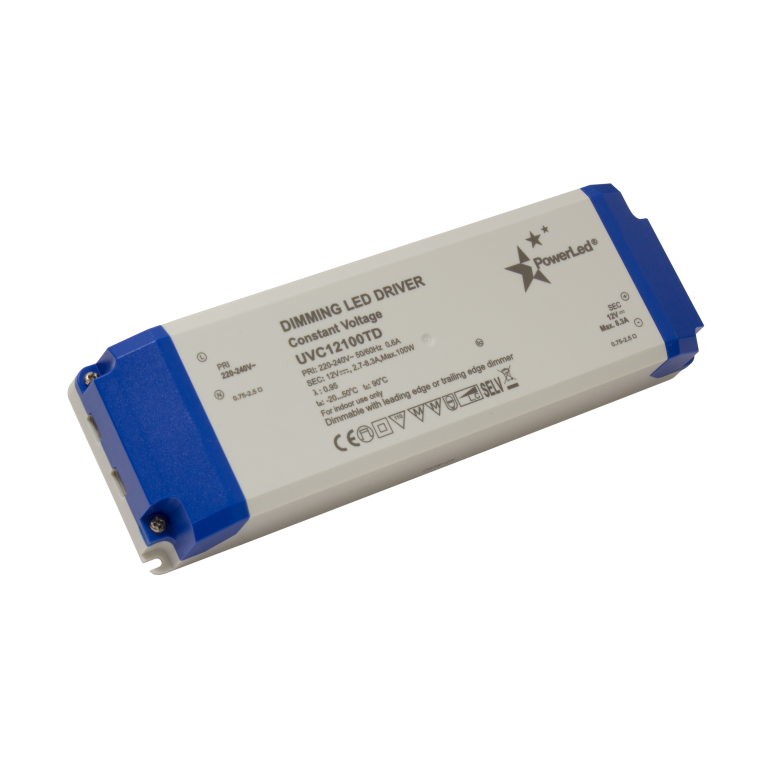 PowerLED UVC24100TD Triac Dimmable LED Driver 100W 24V IP20