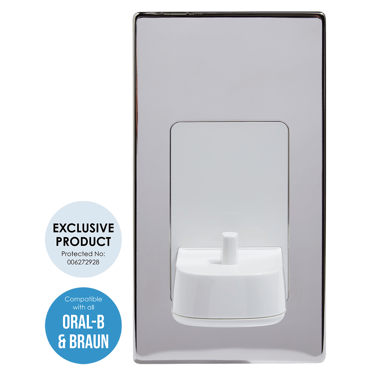 ProofVision PV10/PS-PLATE Electric Toothbrush Charger Polished Steel