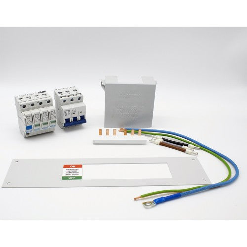 Protek SP3K-125T2 Three Phase Surge Protection Kit For 125A Max Boards with Protek Type 2 Surge Arrester