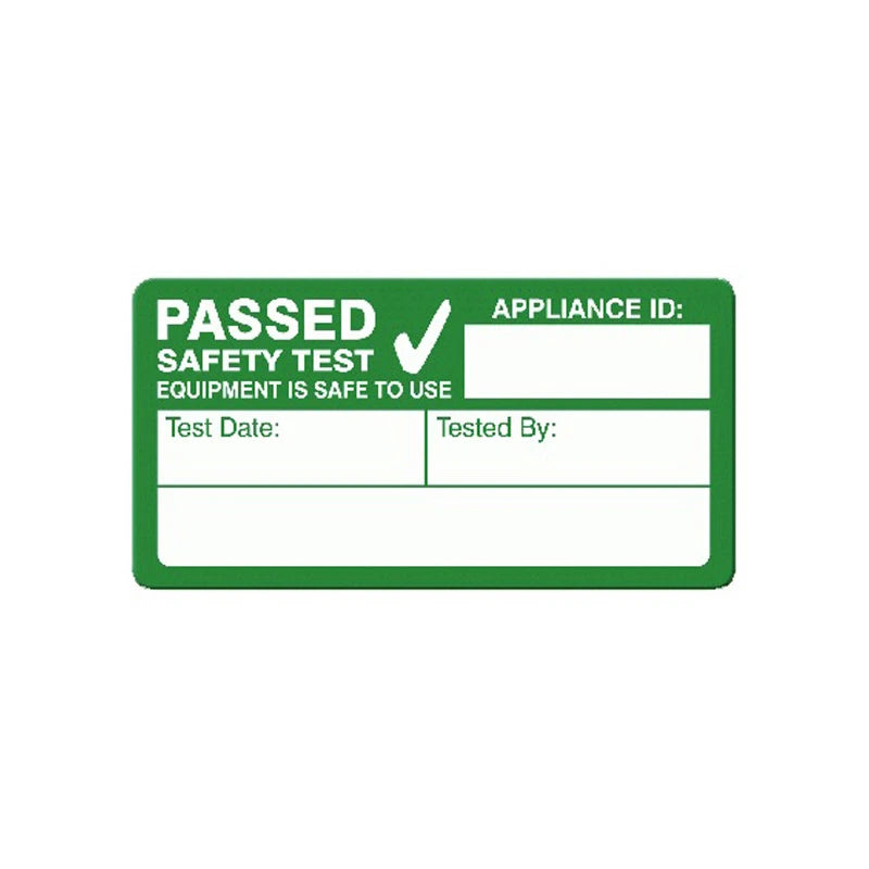 SES WLTESTEDP PAT Tested Passed Self Adhesive label 20x30mm (Pack x 50)