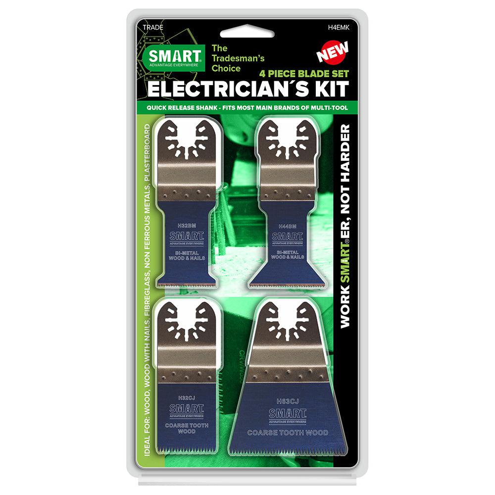 SMART 4PC ELECTRICIANS MULTI BLADE PACK