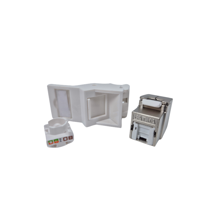Securiflex SFX/ACC-C6A-MOD-FTP-WHT-1 CAT6A Angled Module White