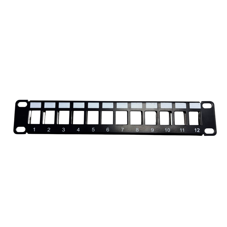 Securiflex SFX/ACC-MM-PP-12-BLNK-1 10" 12 Port Blank Patch Panel Black