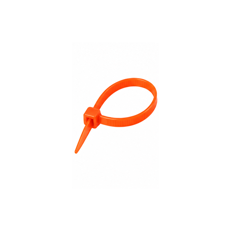 Securiflex SFX/ACC-TIE-NYL-200MM-4.8-ORG-100 Nylon Cable Ties 200mm x 4.8mm Orange Pack of 100