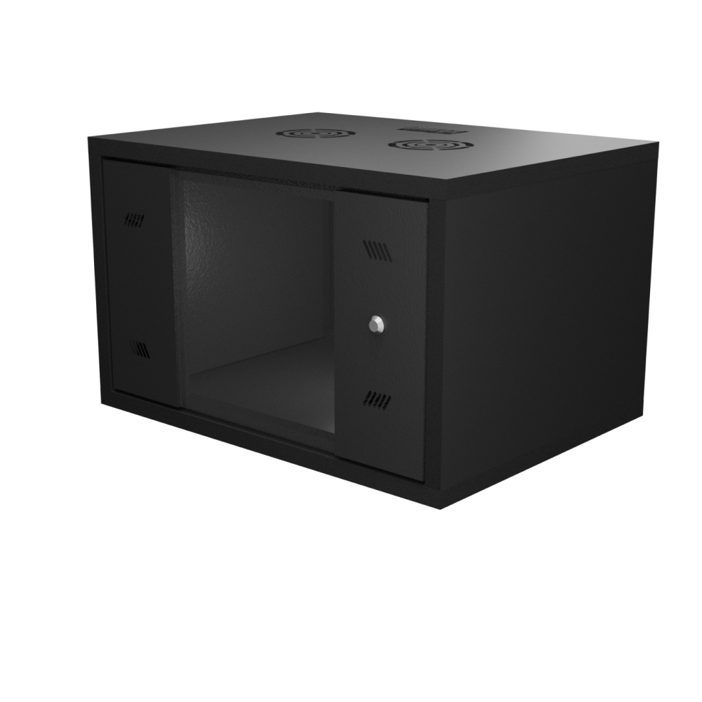 Securiflex SFX/ACC-WC-12U-600X450-1 12U 600 X 450 Deep Wall Cabinet Black