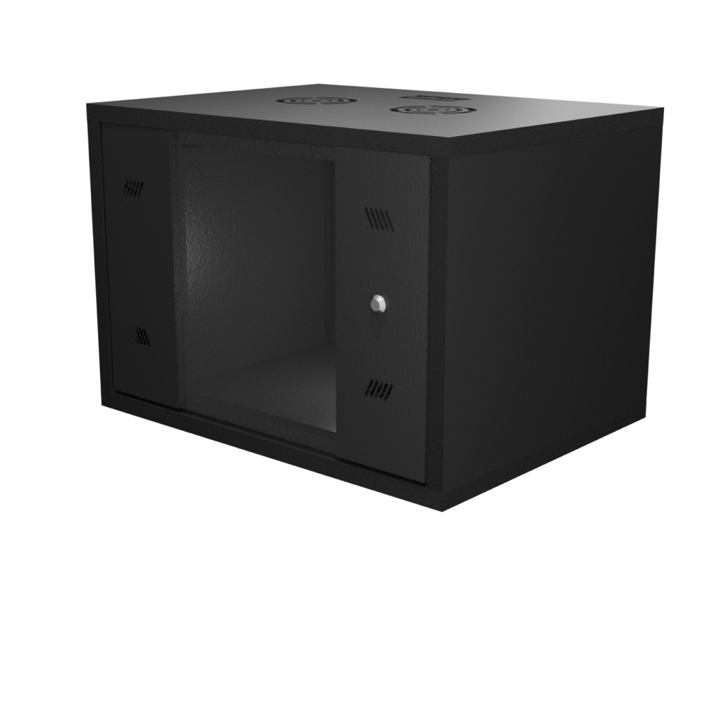 Securiflex SFX/ACC-WC-18U-600X450-1 18U 600 X 450 Deep Wall Cabinet Black