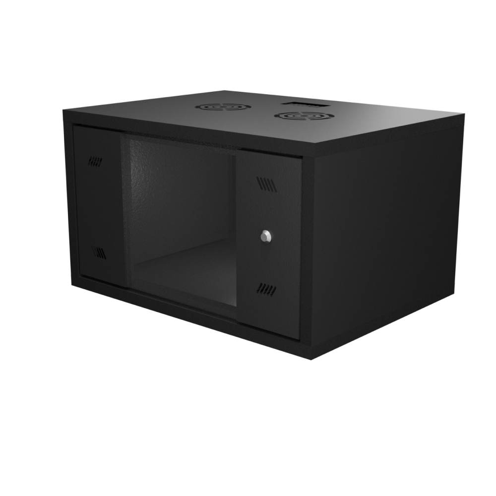 Securiflex SFX/ACC-WC-9U-600X450-1 9U 600 X 450 Deep Wall Cabinet Black