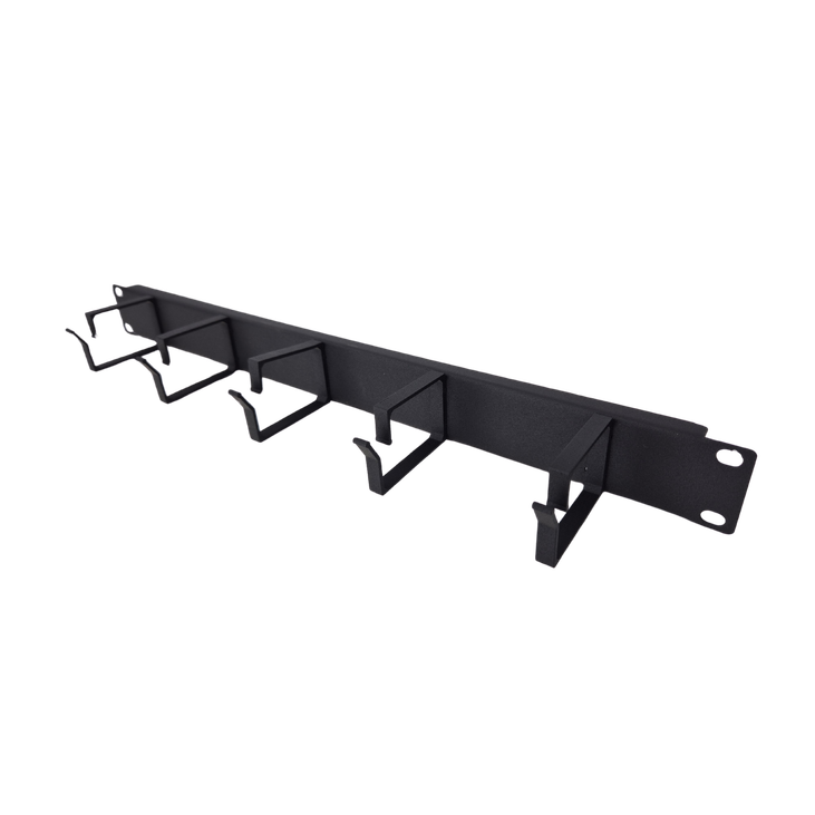 Securiflex SFX/ACC-WC-CABMANGEBAR-1U-1 1U Cable Management Bar 5 Metal Rings Each (Suitable For Cabinets)
