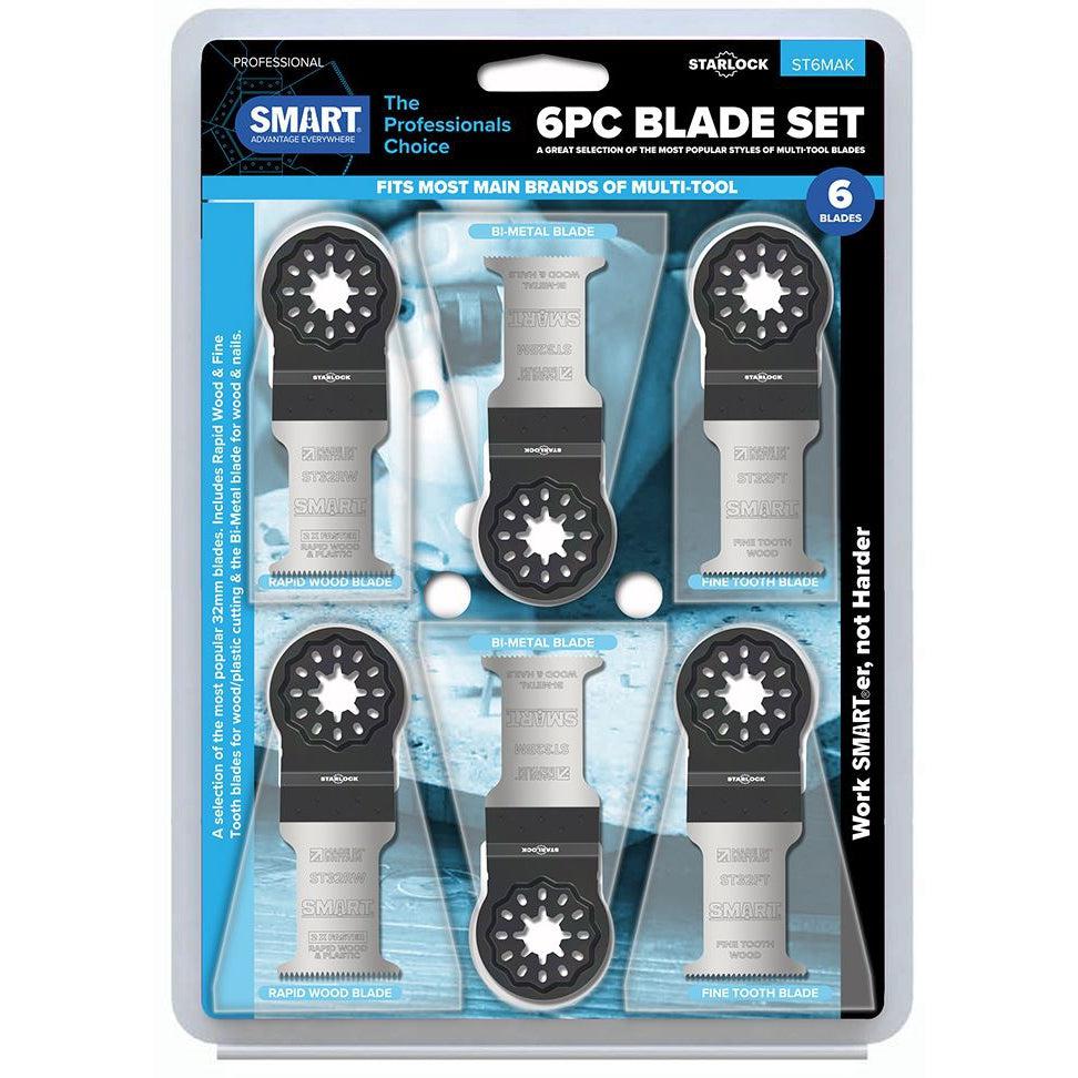Smart ST6MAK 6 Piece Multi-Tool Blade Set