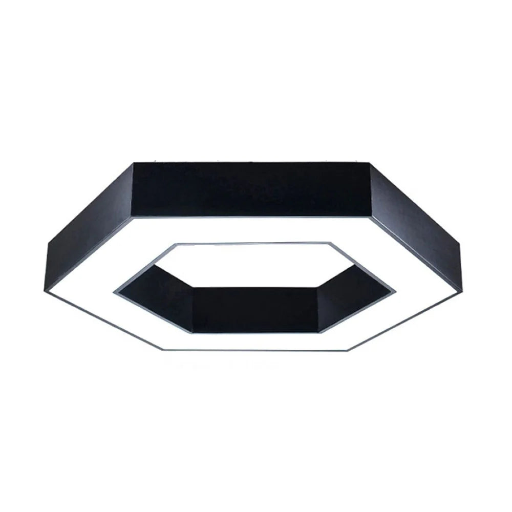 Ener-j T170 Hollow Hexagon Pendant Lights 25W 6500K 45lm/W Black Body