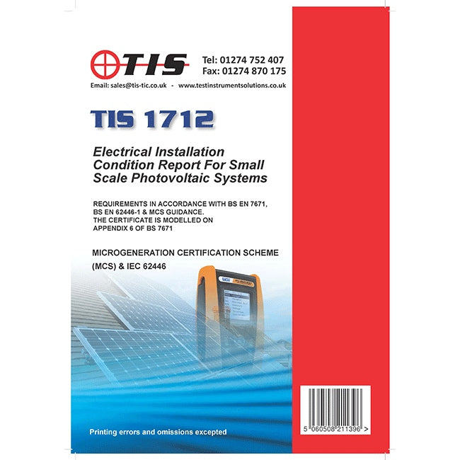 TIS TIS1712 PV Condition Report