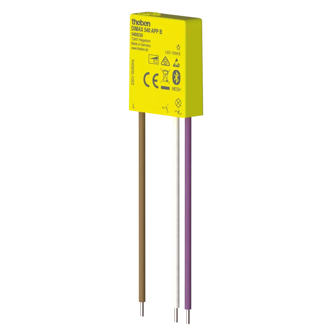 Theben DIMAX 540 APP B App-Controlled Mini Flush Dimmer