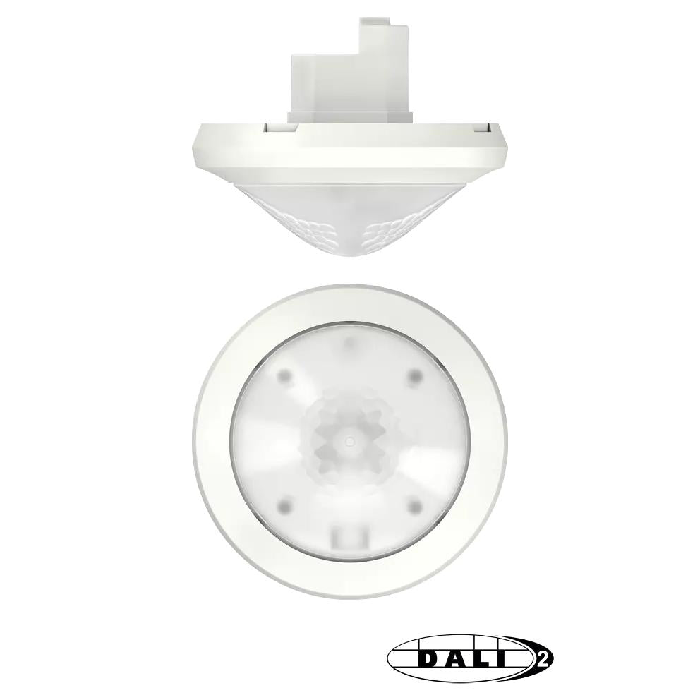 Theben thePassa P360 DALI-2 S UP WH Corridor Presence Sensor Flush-Mounted Ceiling Installation White