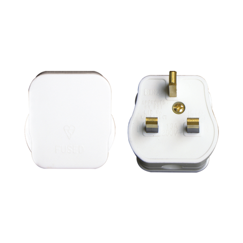 Thrion TH238II 13A Plug Top Fast Fit Cord Grip White