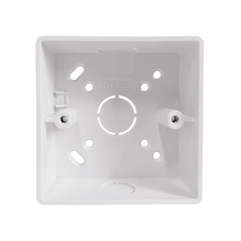 Thrion VN901 1 Gang 32mm Rounded PVC Back Box with Knock Outs