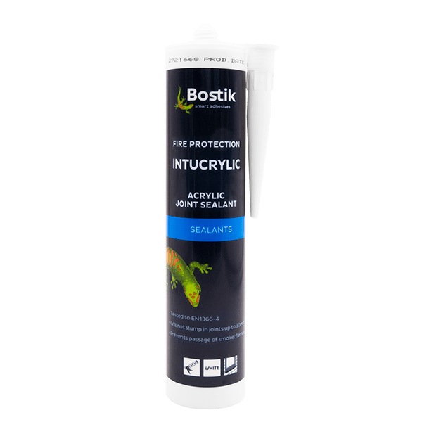 Unicrimp BTKFPIA300W Fire Resistant Acrylic Sealant 300ml