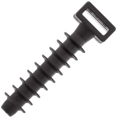 Unicrimp QMM9 Masonry Fixings for Cable Ties Black