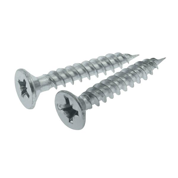 Unicrimp QWS10-3 10 x 3" Countersunk Cross Twin Thread Screws BZP (Pack of 100)