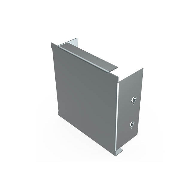 Unitrunk BE22 Stop End for Galvanised Steel Cable Trunking