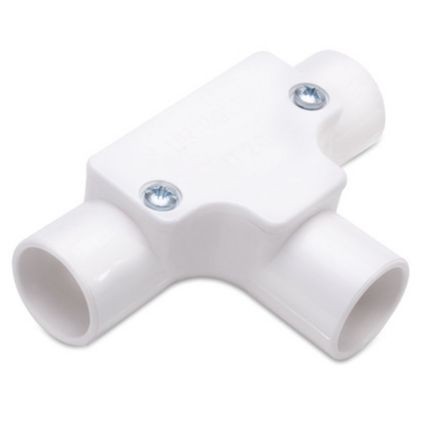 Univolt 20mm PVC Conduit Inspection Tee White