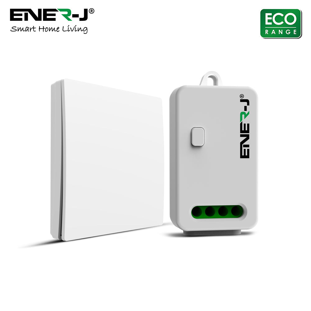 WS1062X Eco Range 1 Gang Kinetic Switch with 500W Non Dimmable Wi-Fi/RF Receiver