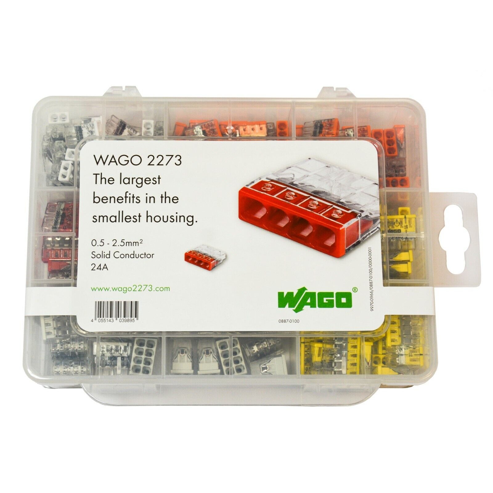 Wago 887-100 Compact Push Wire Case