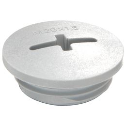 Wiska 10060627 Stop End EVSG25 M25 Grey