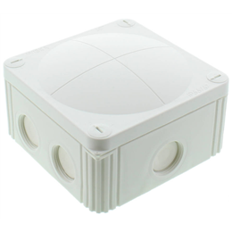 Wiska 10110092 COMBI 607 PVC Adaptable Box White IP66