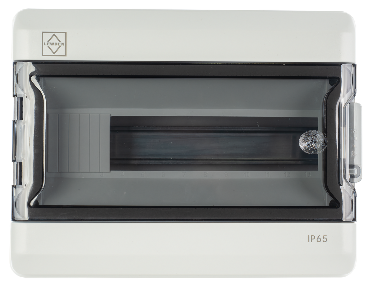 Lewden 13/65ENC 13 Module Polycarbonate IP65 Enclosure