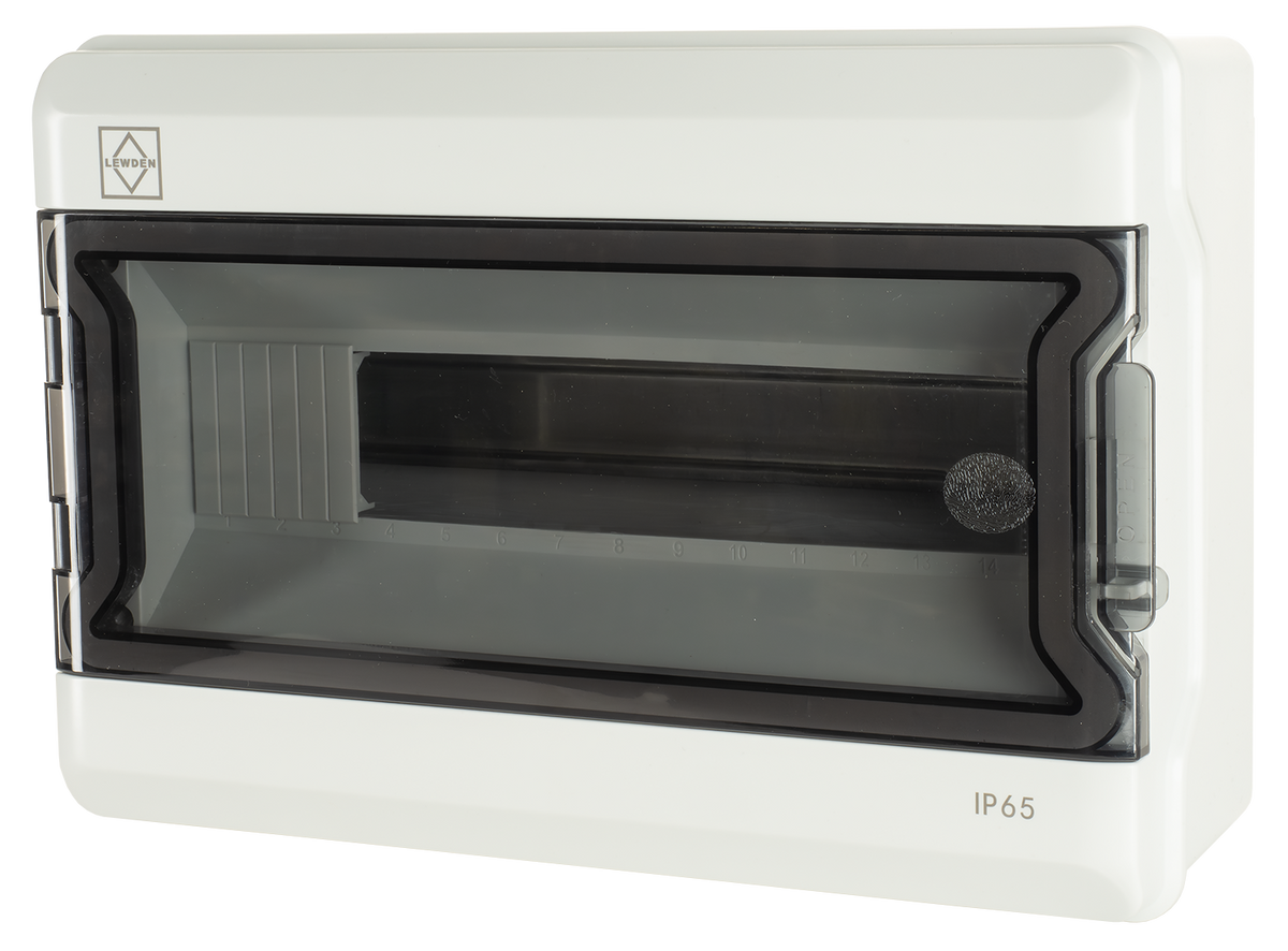 Lewden 15/65ENC 15 Module Polycarbonate IP65 Enclosure