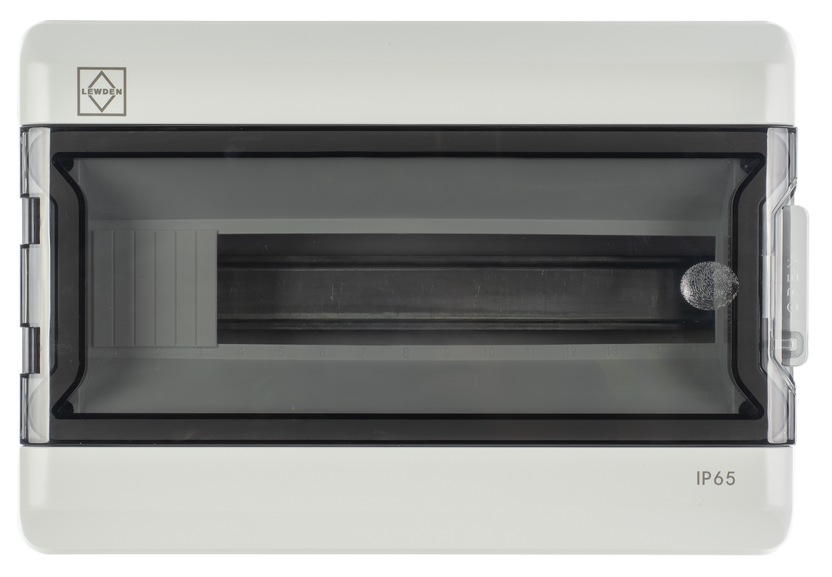 Lewden 15/65ENC 15 Module Polycarbonate IP65 Enclosure