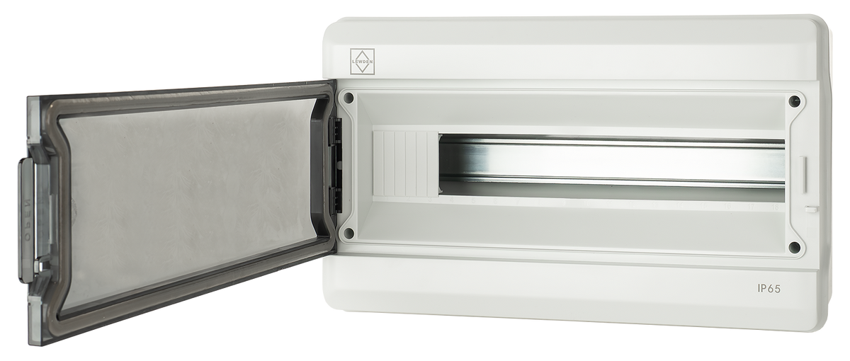 Lewden 18/65ENC 18 Module Polycarbonate IP65 Enclosure