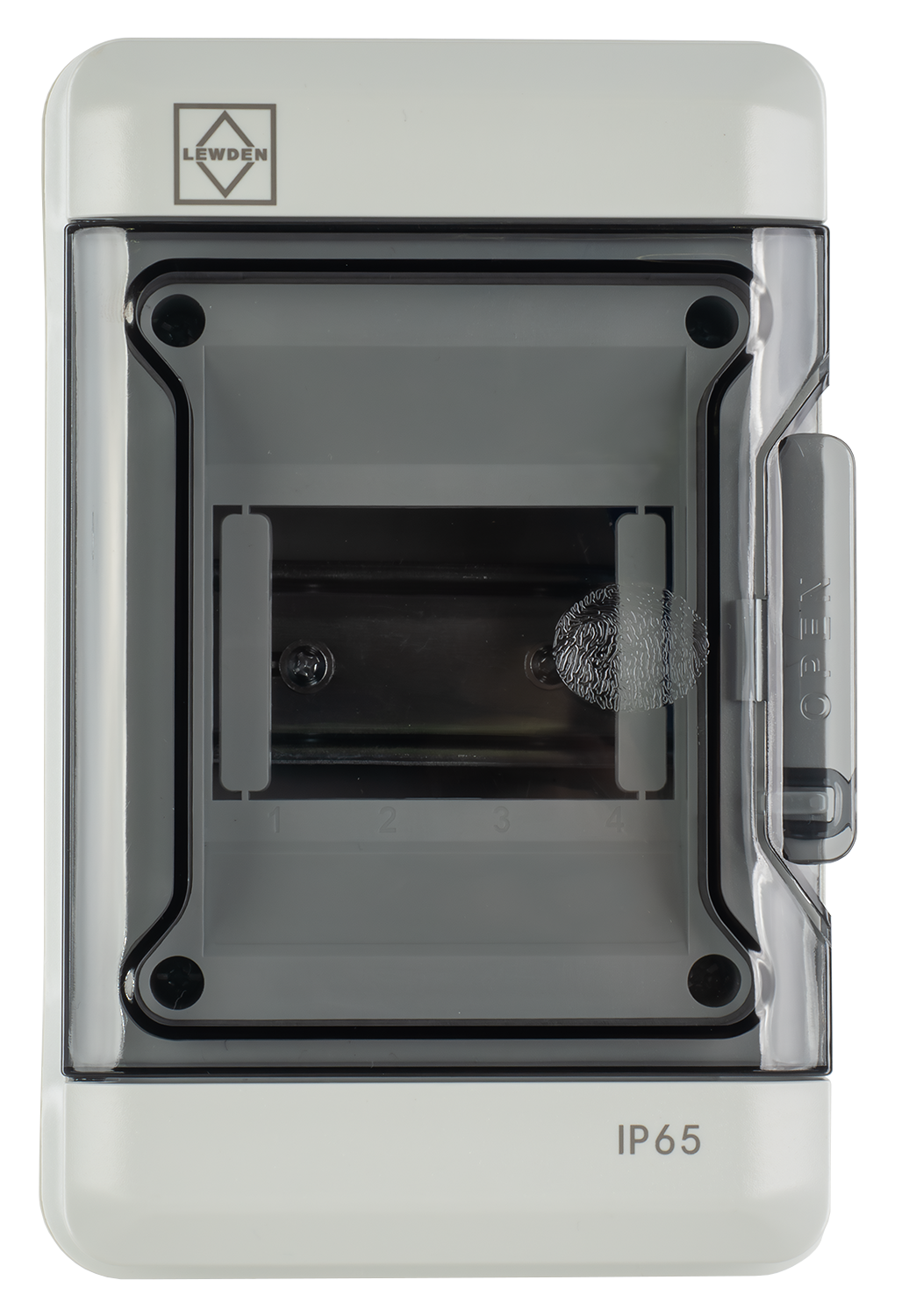 Lewden 4/65ENC 4 Module Polycarbonate IP65 Enclosure