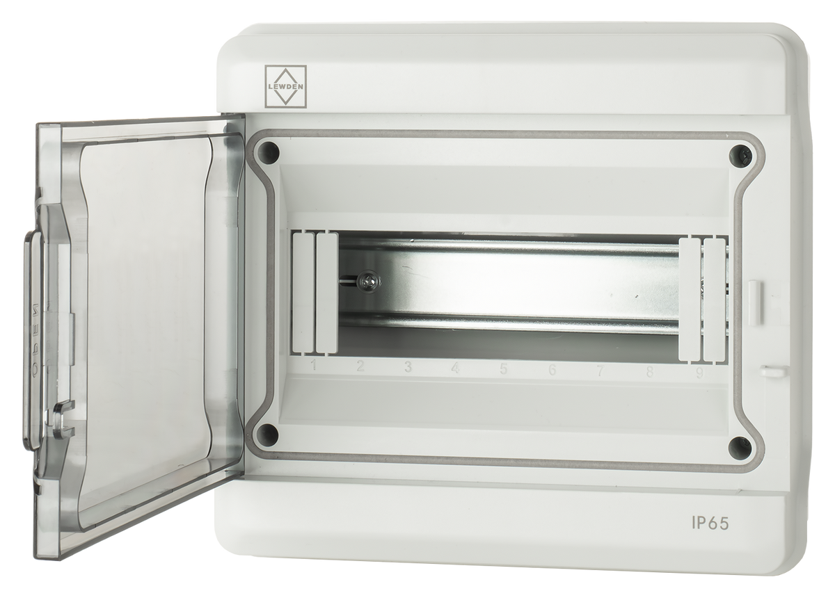 Lewden 9/65ENC 9 Module Polycarbonate IP65 Enclosure