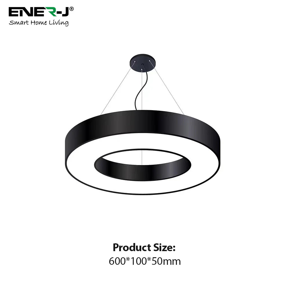 Ener-j T173 24W Hollow Round Pendant Light