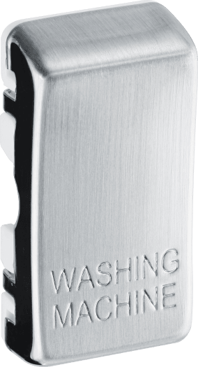 BG RRWMBS-01 Rocker Washing Machine Brushed Steel