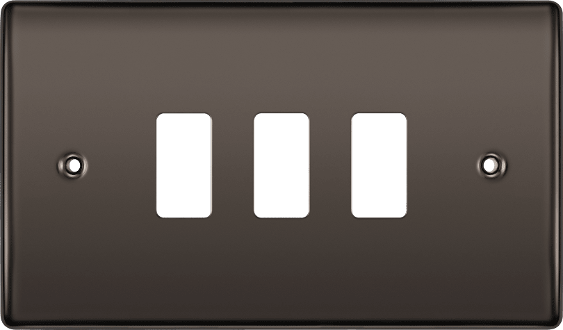 BG RNBN3-01 Frontplate 3G Blak Nickel